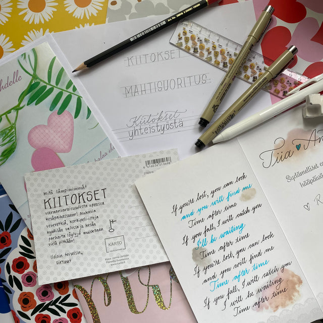 Kortin kirjoittaminen