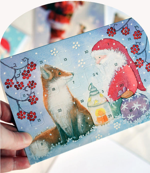 Joulukalenterit ja joulukalenterikortit