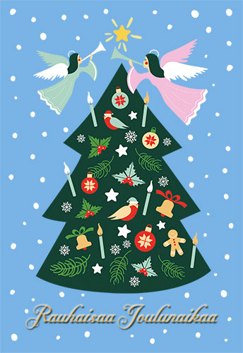 2-osainen joulukortti, Kirkon Ulkomaanapu