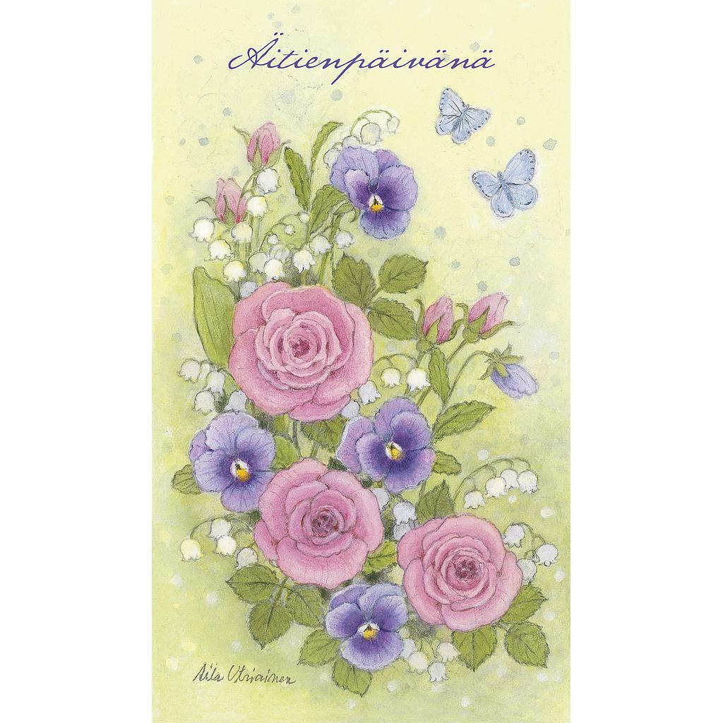 2-osainen äitienpäiväkortti, Aila Utriainen