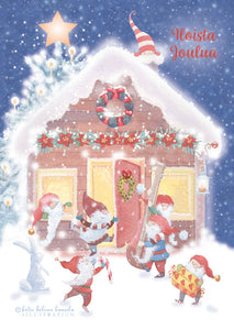 1-osainen joulukortti, Katri Kuusela